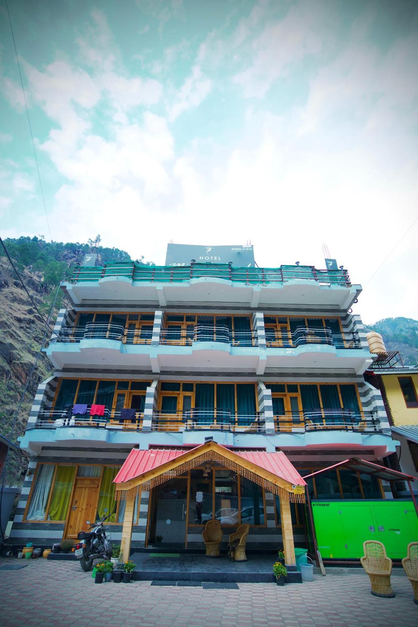 Hotel Mid Orchard Kasol L River Side -Pure Veg Hotel Eksteriør bilde